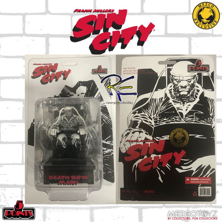 Mezco Sin City The Hard Goodbye Death Row Marv 3.75 Inch Action Figure